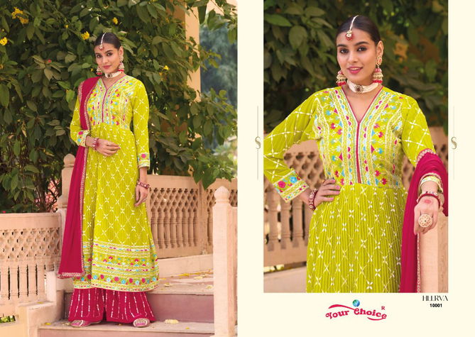 Your Choice Heerva Georgette Wholesale Wedding Wear Salwar Suits